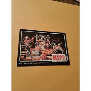 Vintage 1978 Aucoin Management AGRMT KISS Trading Card No 65 Collectible Rock
